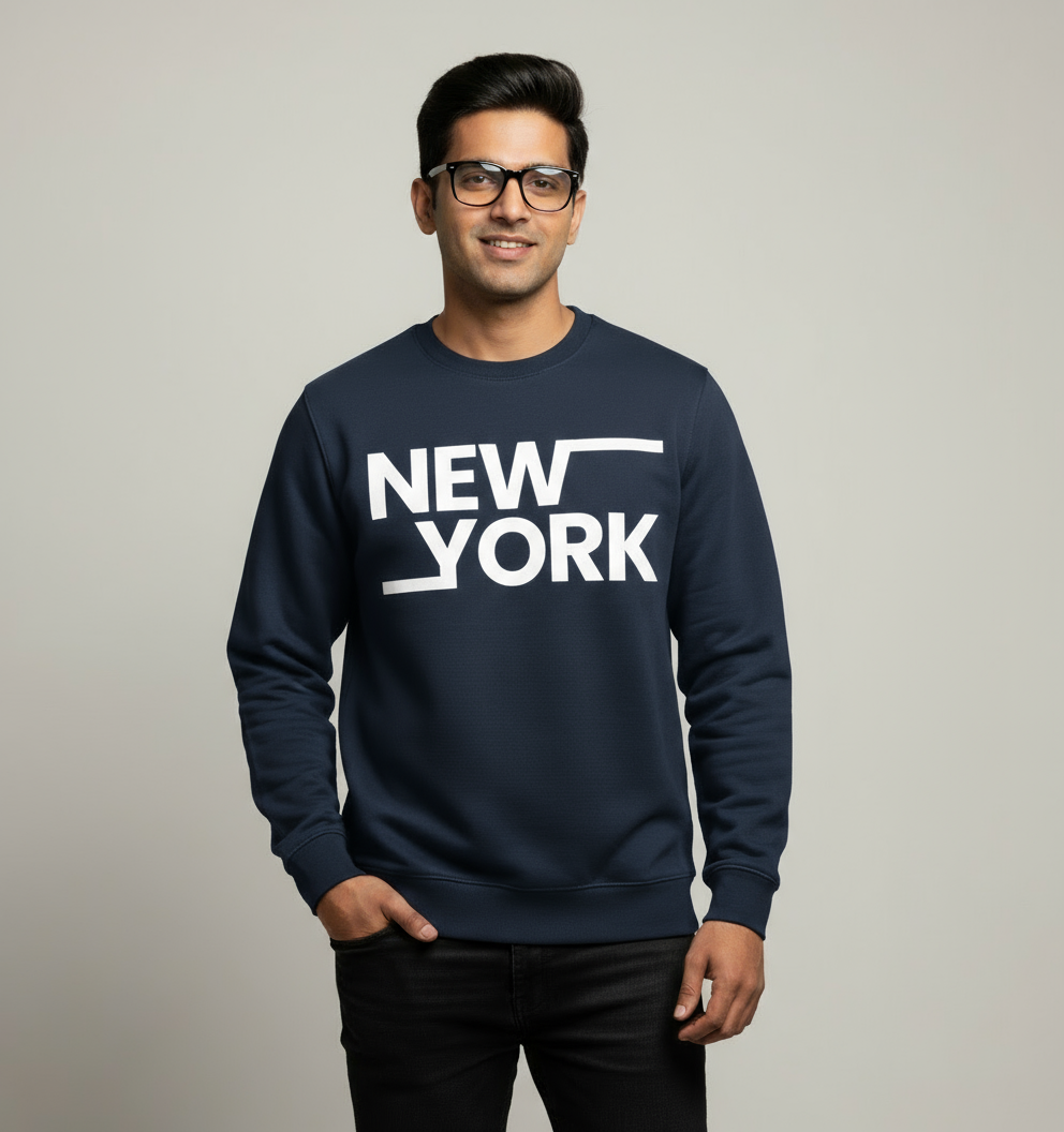 New York Sweatshirt Pure Cotton