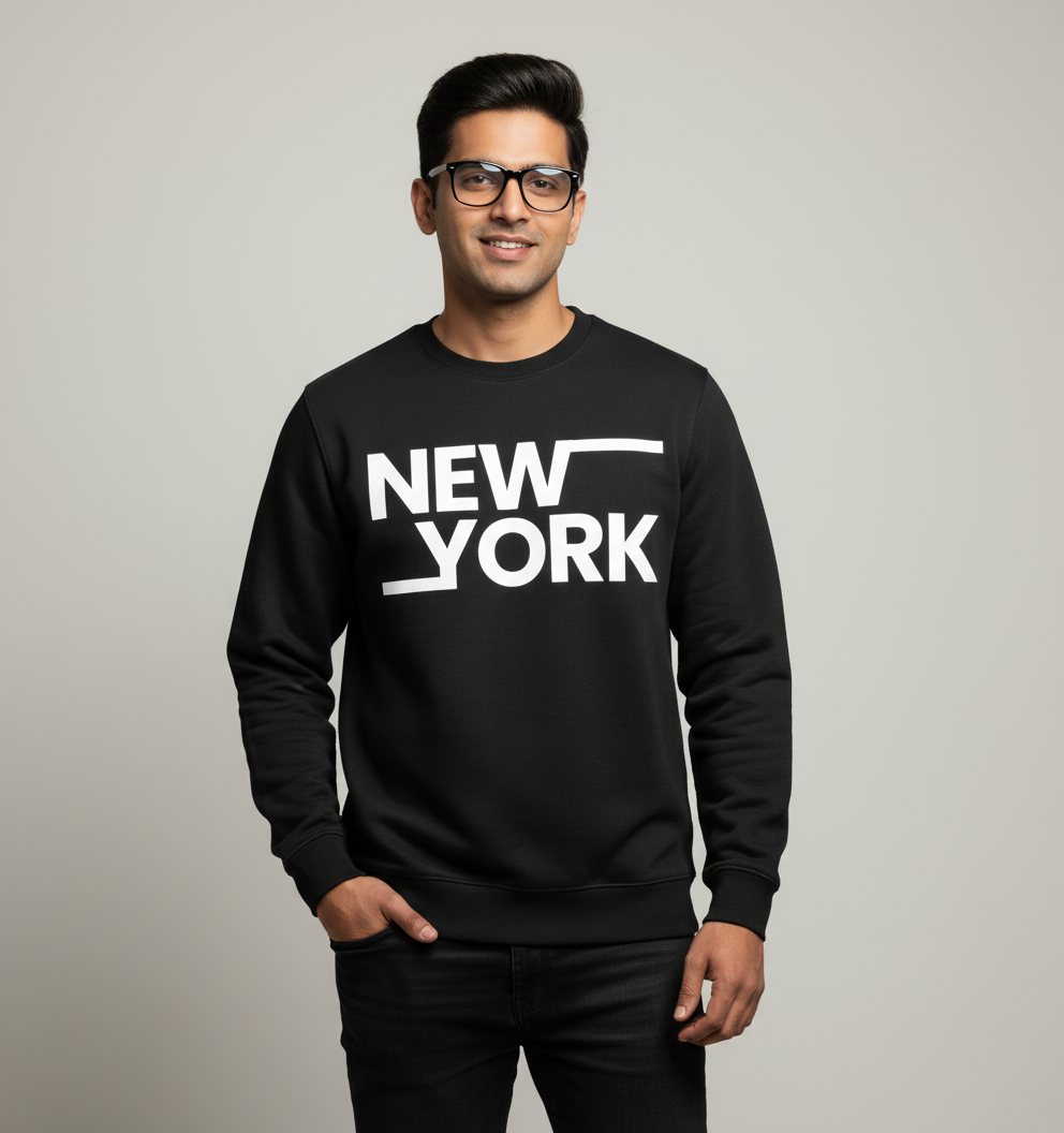 New York Sweatshirt Pure Cotton