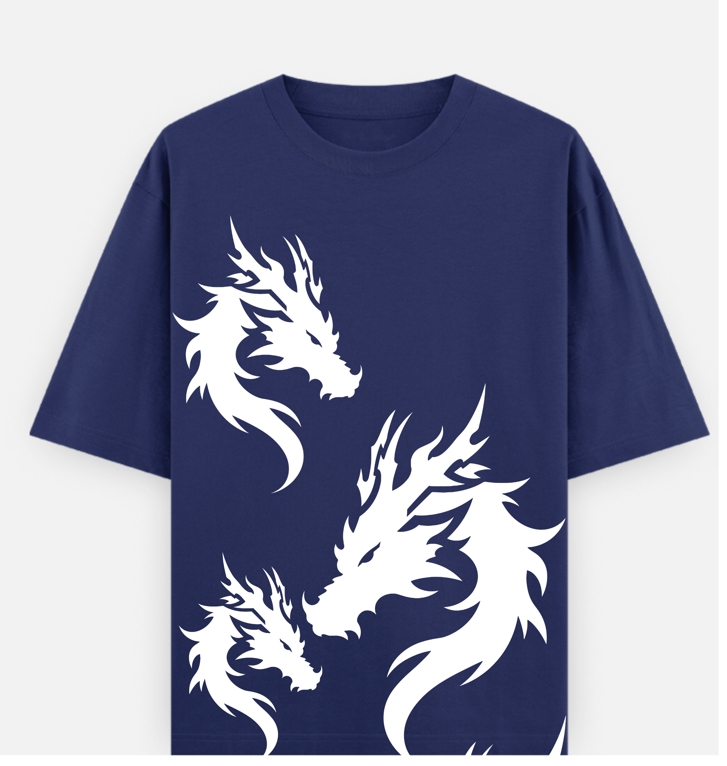 Dragon Over sized UNISEX Printed Pure Cotton T Shirt