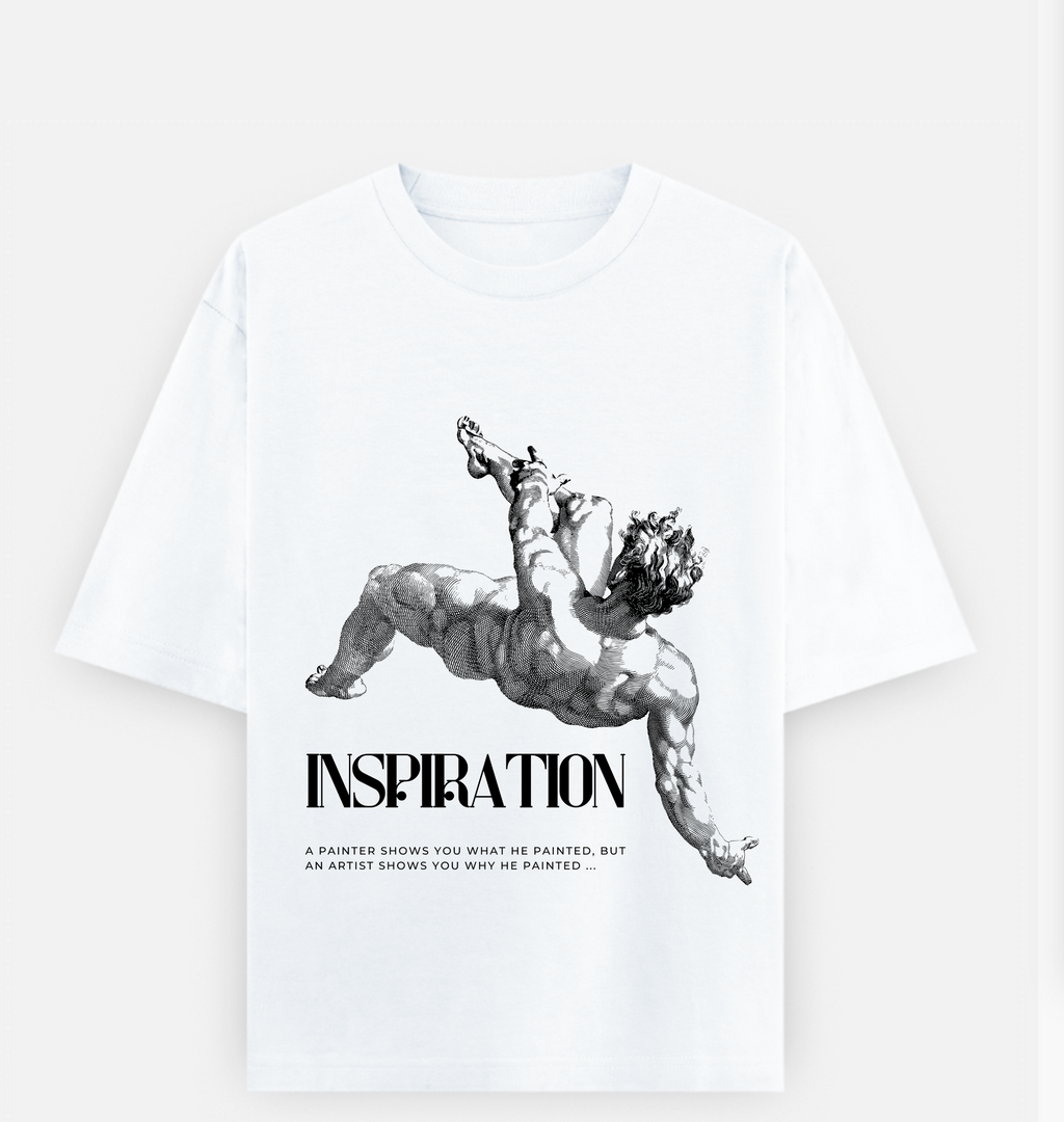 Trendy Over sized UNISEX Printed Cotton T Shirt