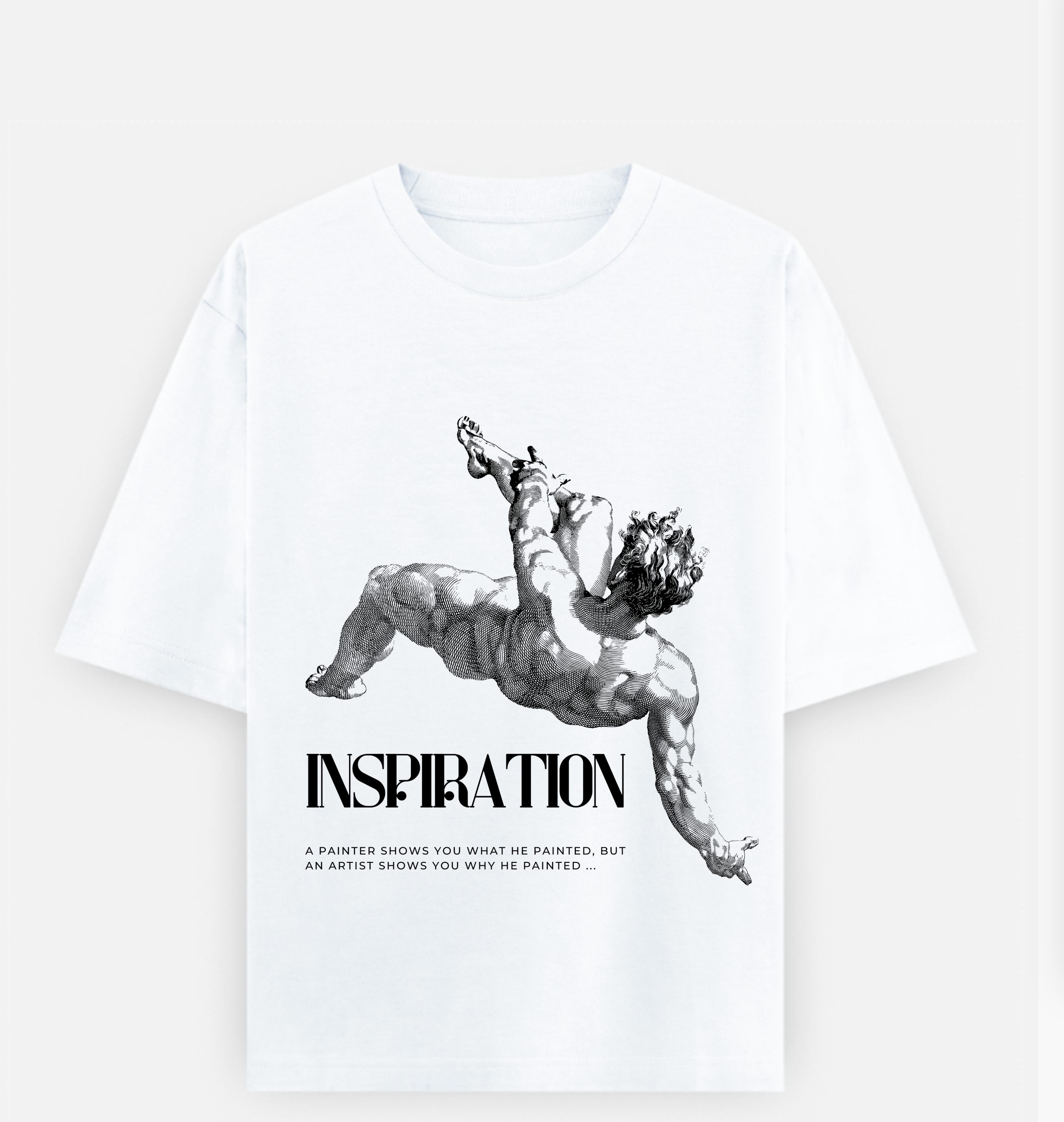 Trendy Over sized UNISEX Printed Cotton T Shirt