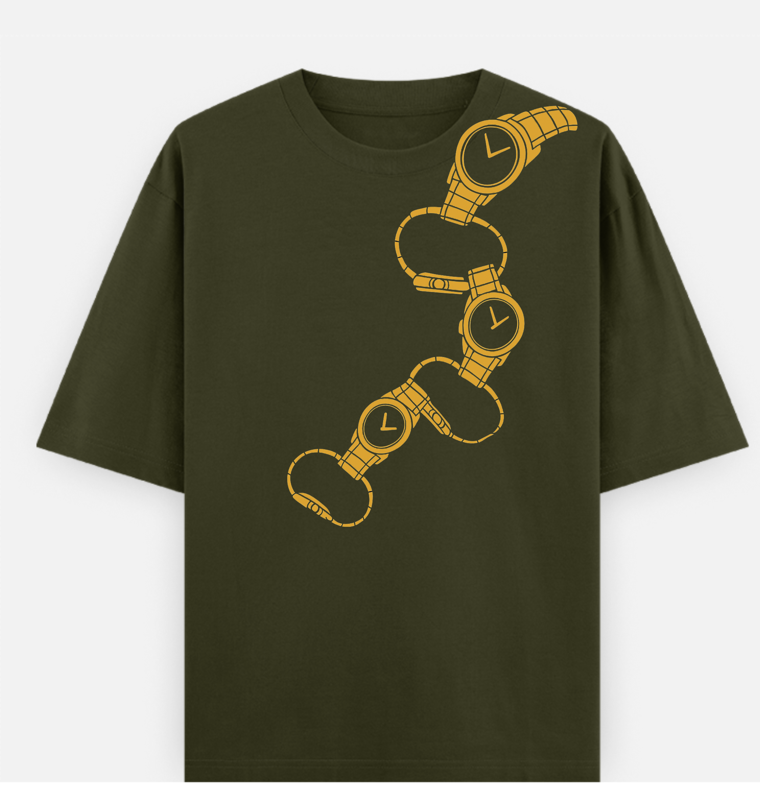 Over sized UNISEX Printed Pure Cotton T Shirt