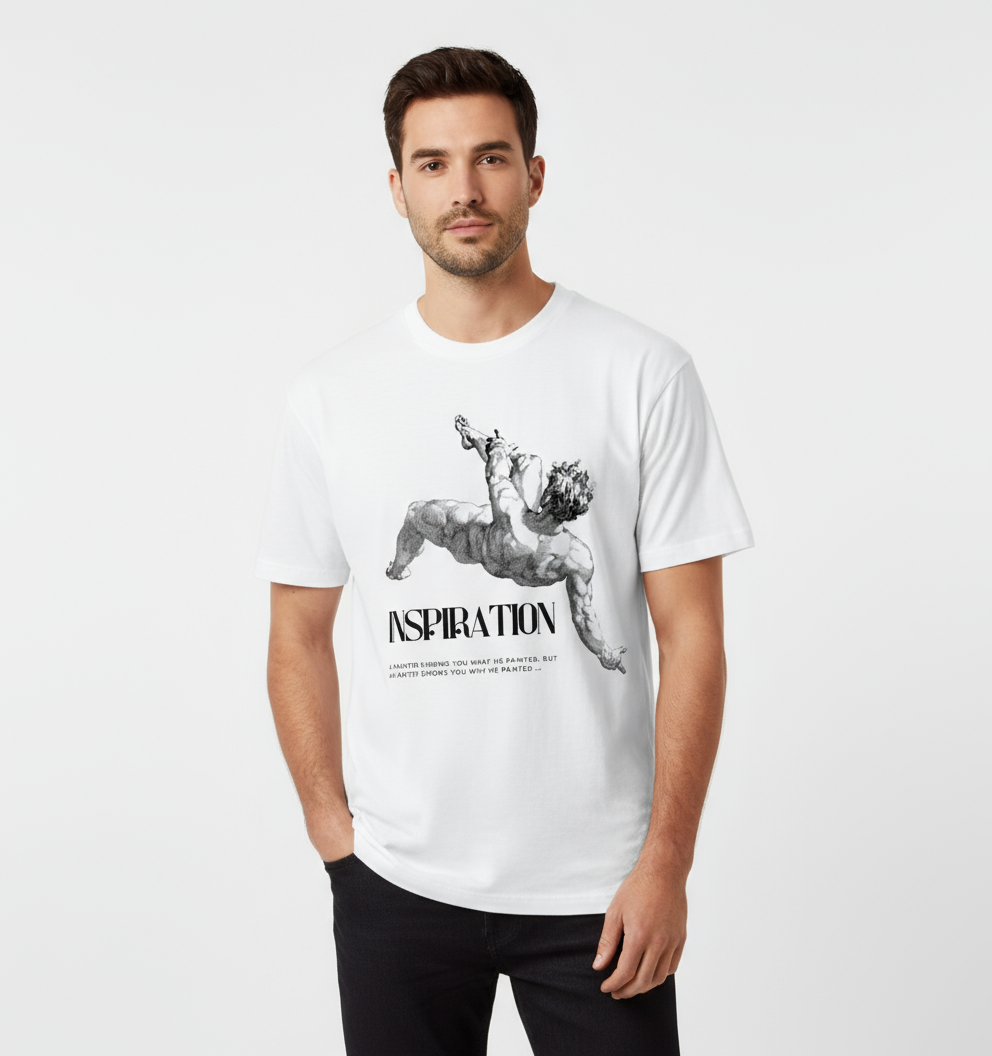 Trendy Over sized UNISEX Printed Cotton T Shirt