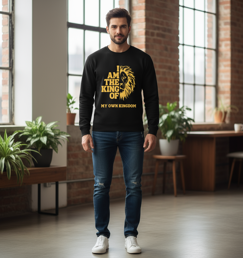 Kingdom Sweatshirt Printed Pure Cotton