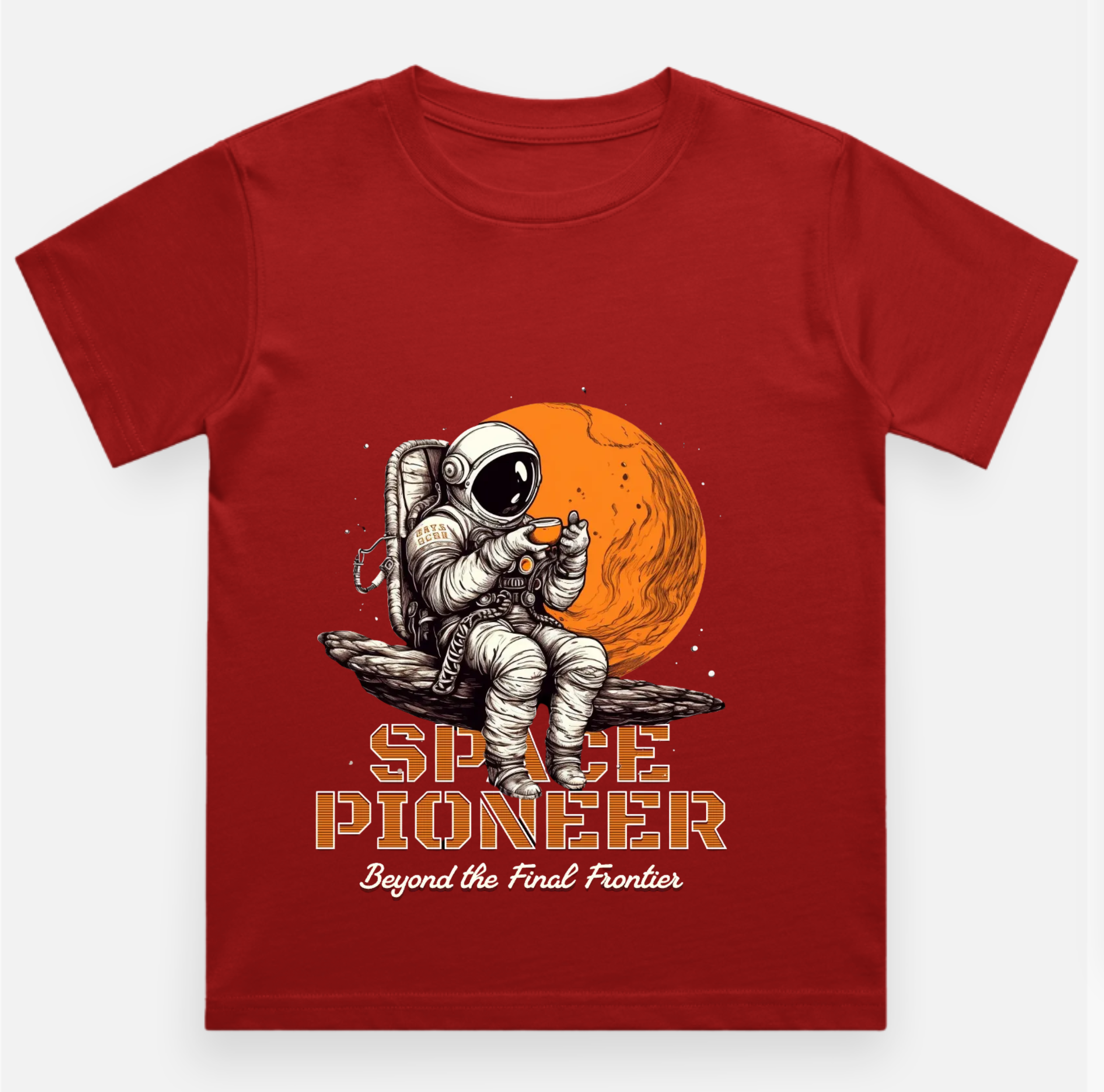 Space Pioneer Kids T Shirt