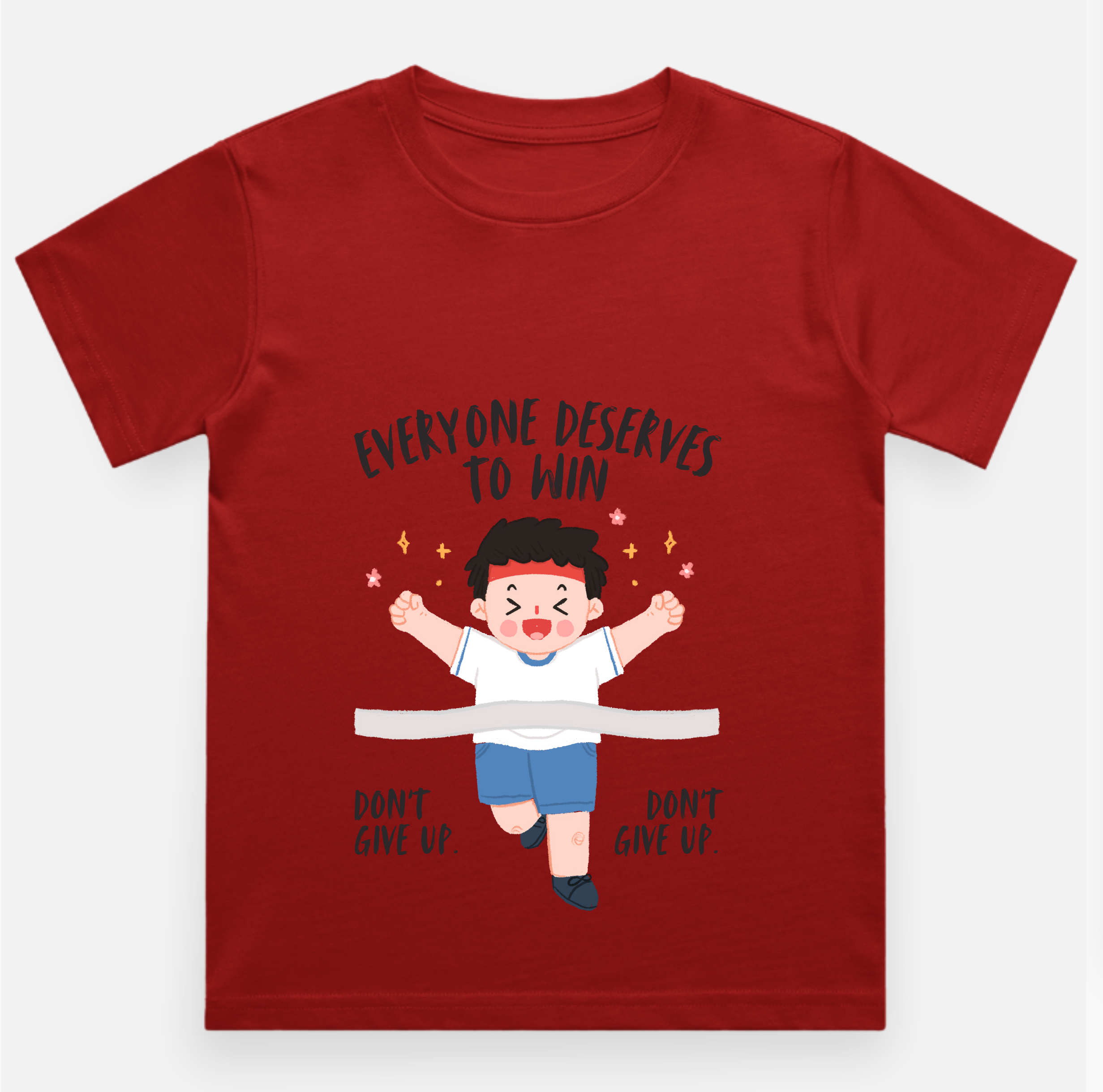 Motivation Kids Printed T Shirt Pure Cotton