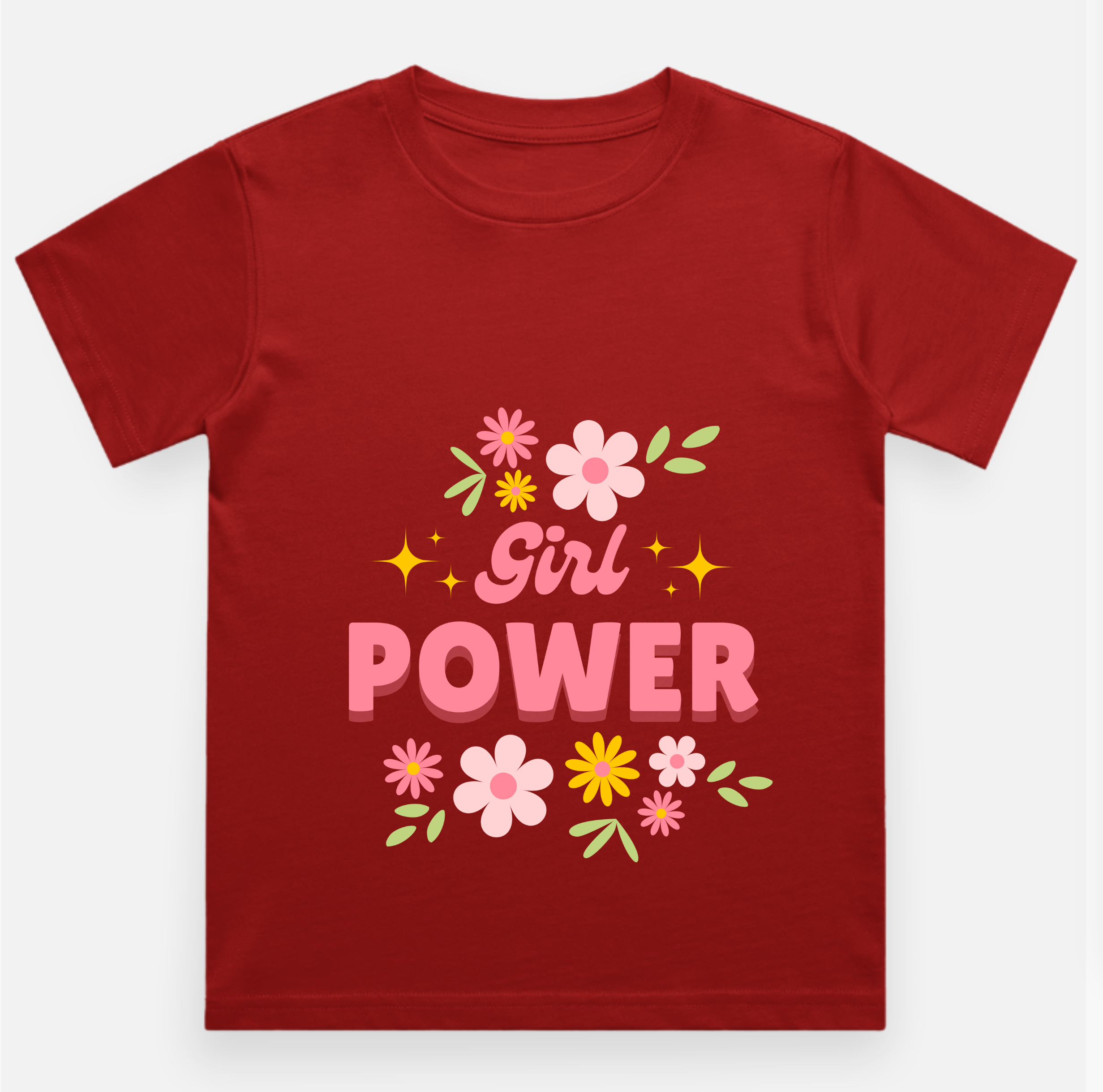 Girl Power Kids Printed T Shirt