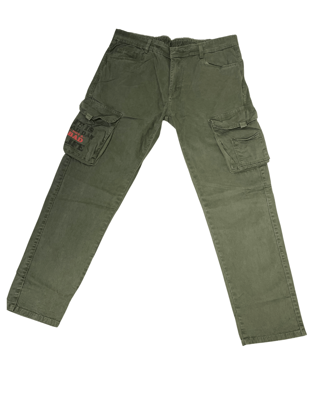 Men Regular Fit Mid Rise Cargo Jeans