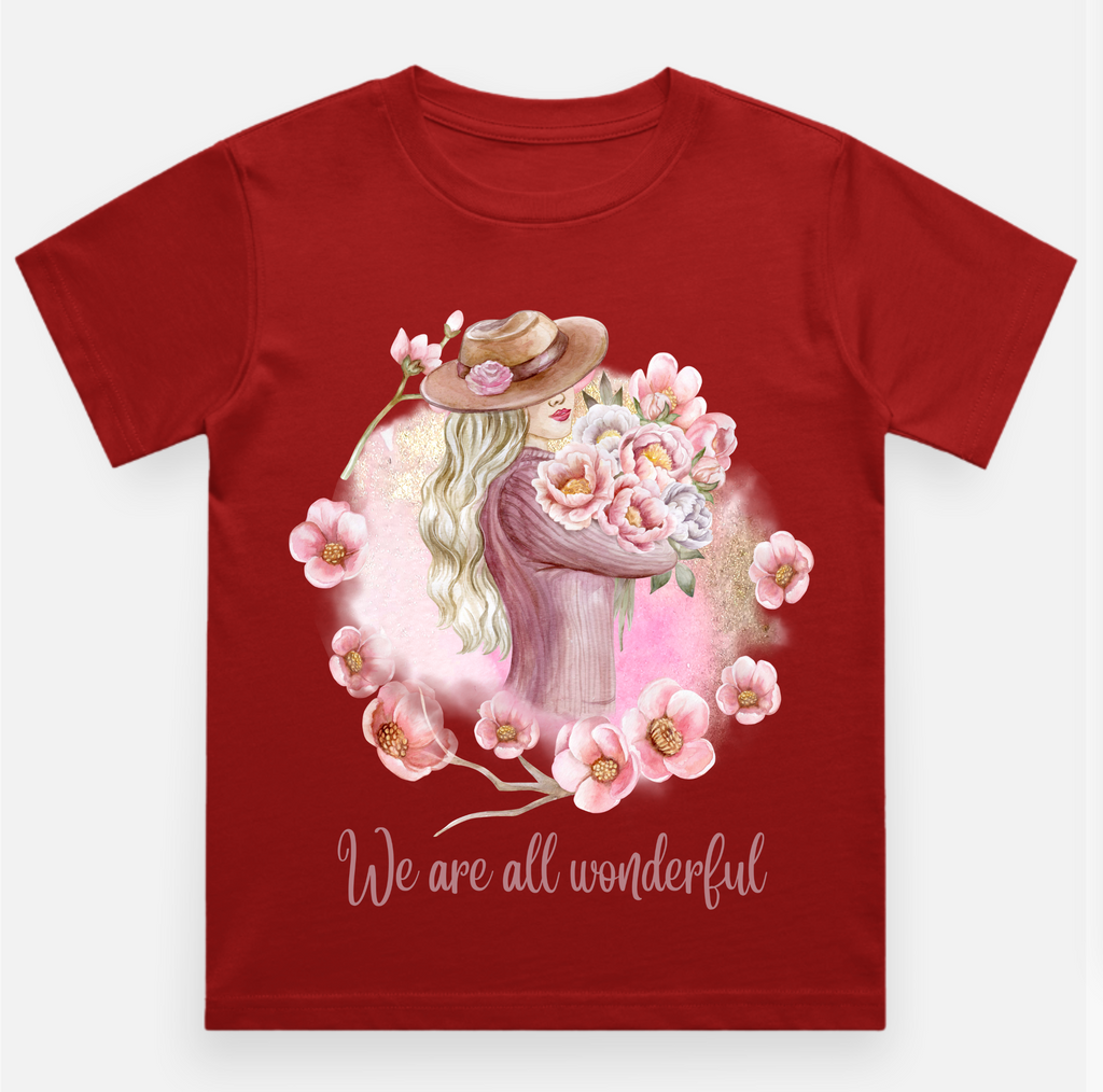 Wonderful Girl Kids T Shirt