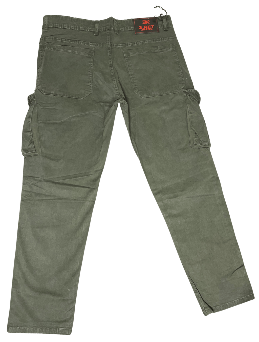 Men Regular Fit Mid Rise Cargo Jeans