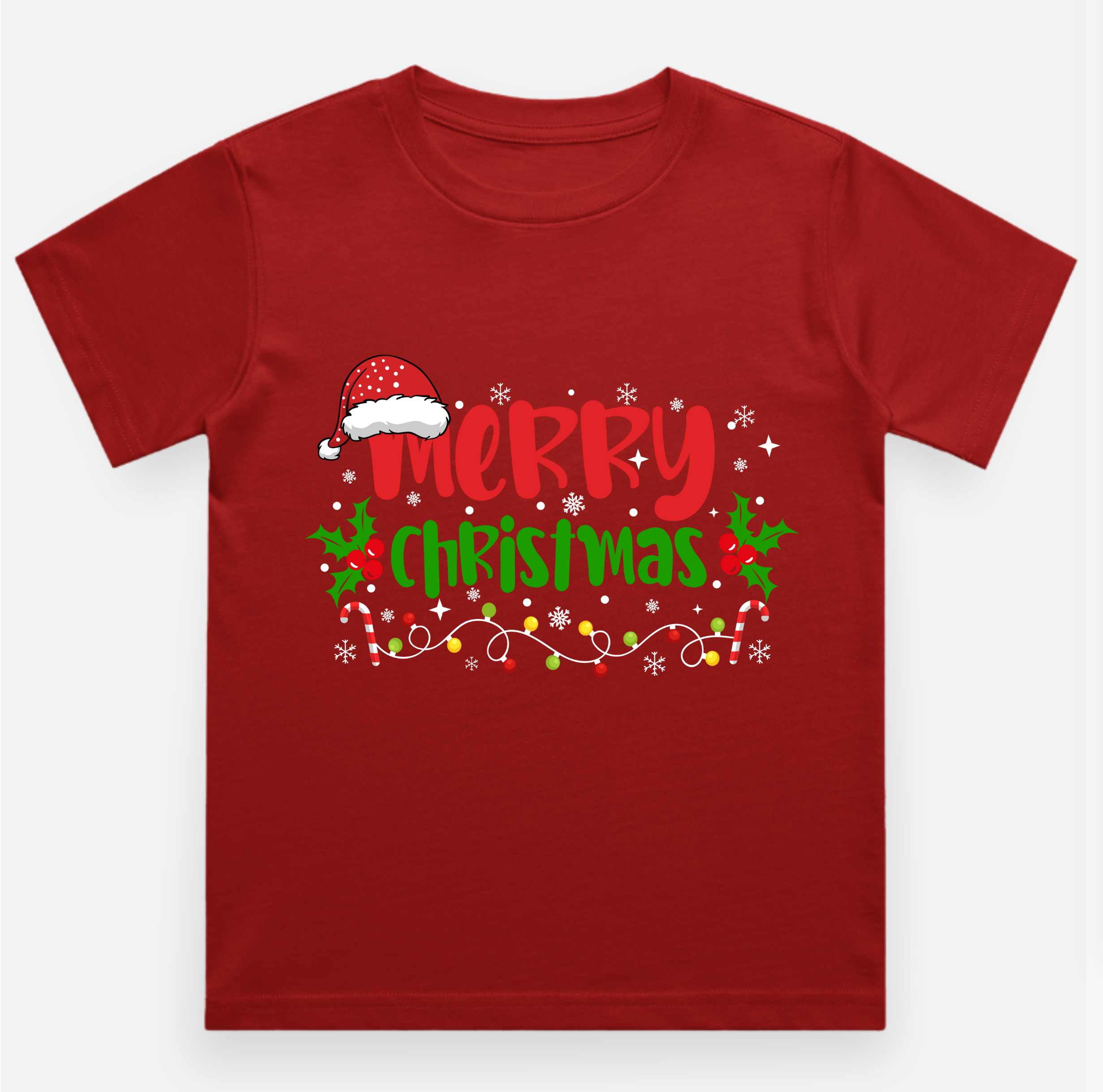 Merry Christmas Kids Shirt Pure Cotton
