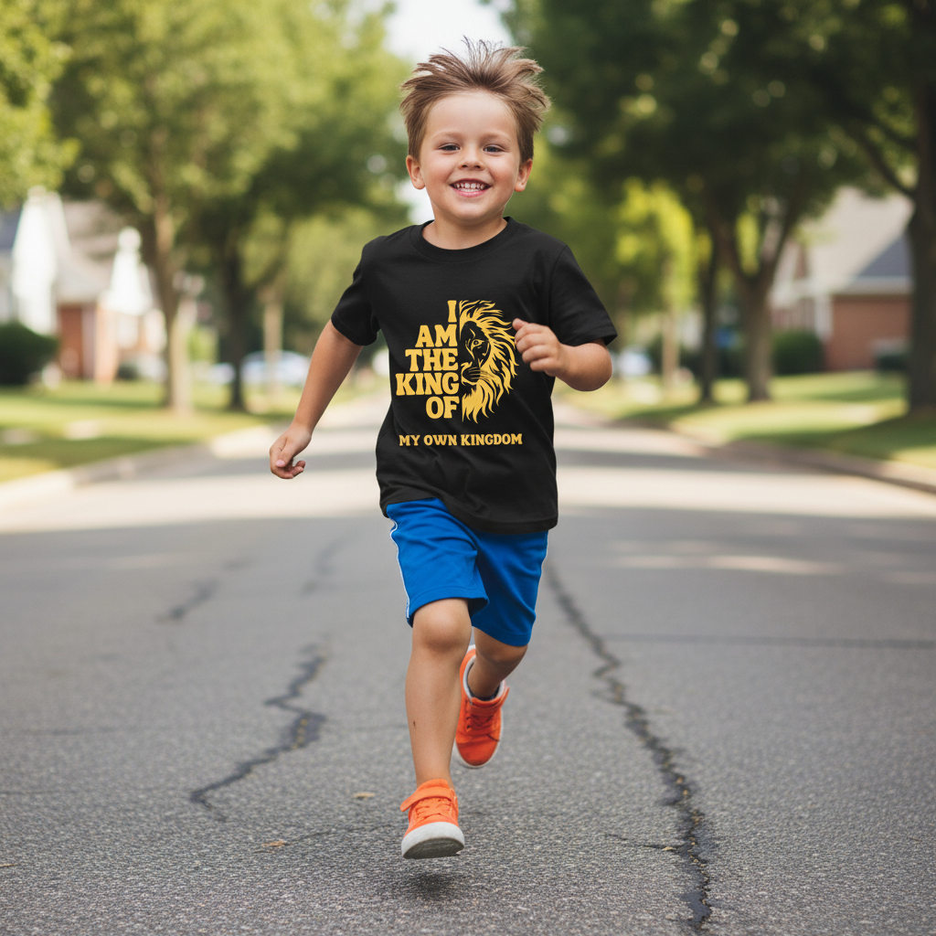 Lion printed Kids T Shirt Pure Cotton