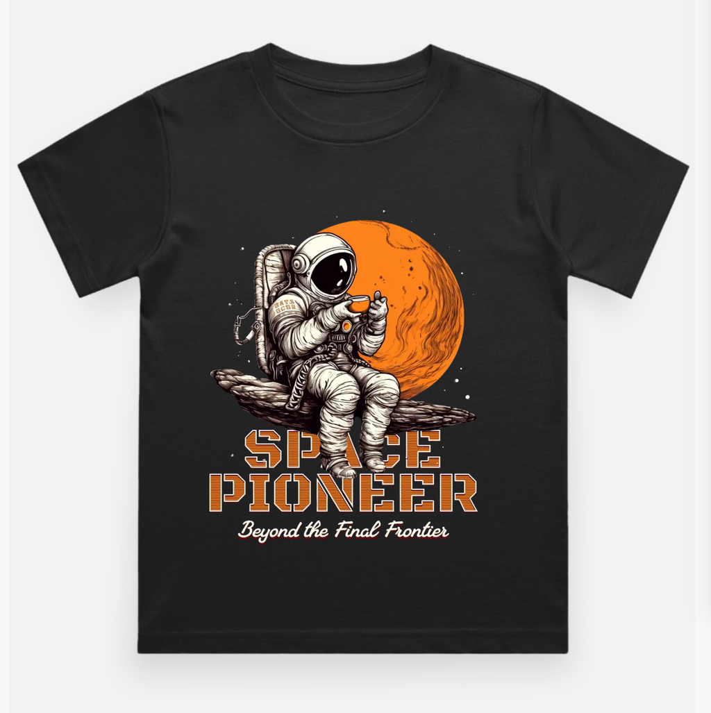 Space Pioneer Kids T Shirt