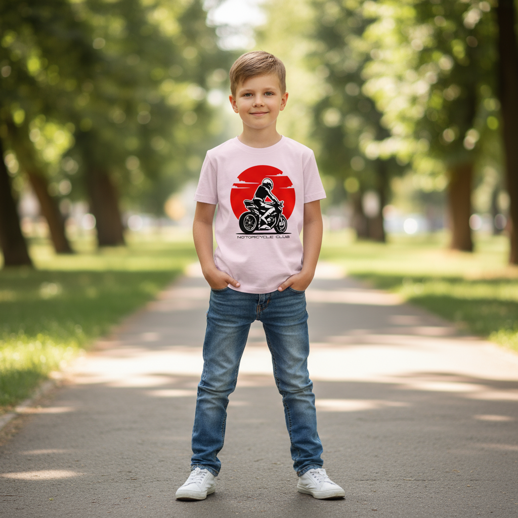 Kids Bike lover T Shirt Pure Cotton