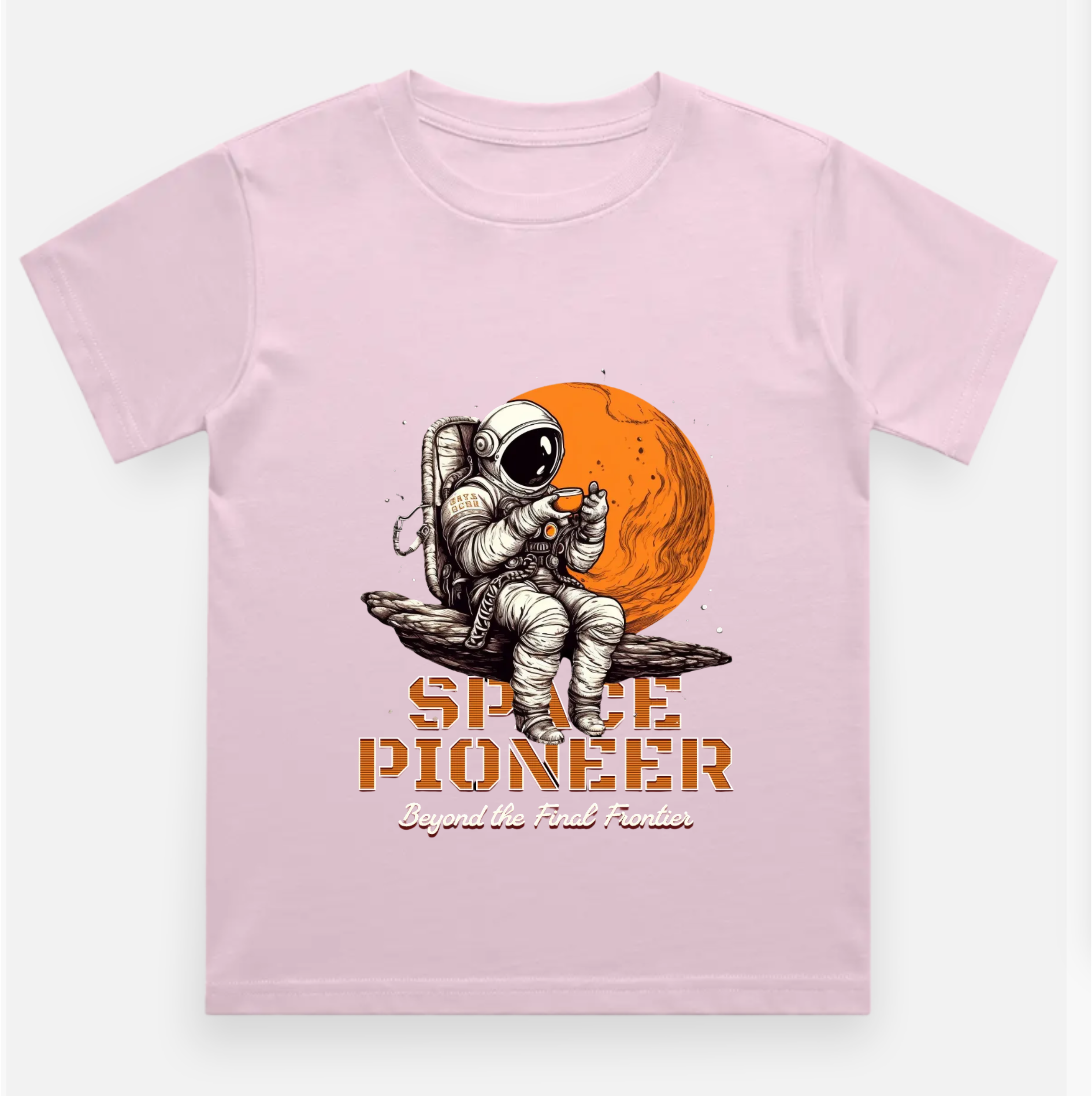 Space Pioneer Kids T Shirt