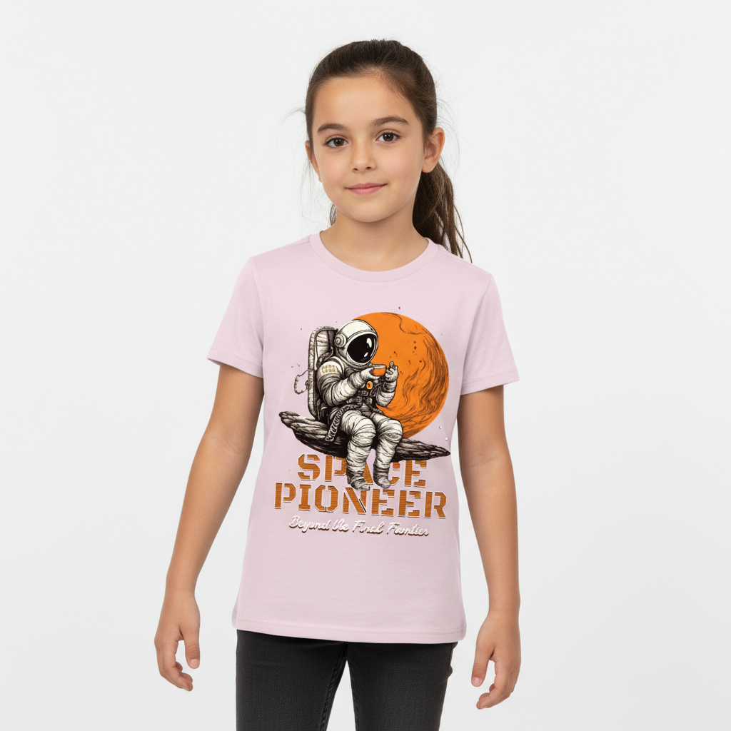 Space Pioneer Kids T Shirt