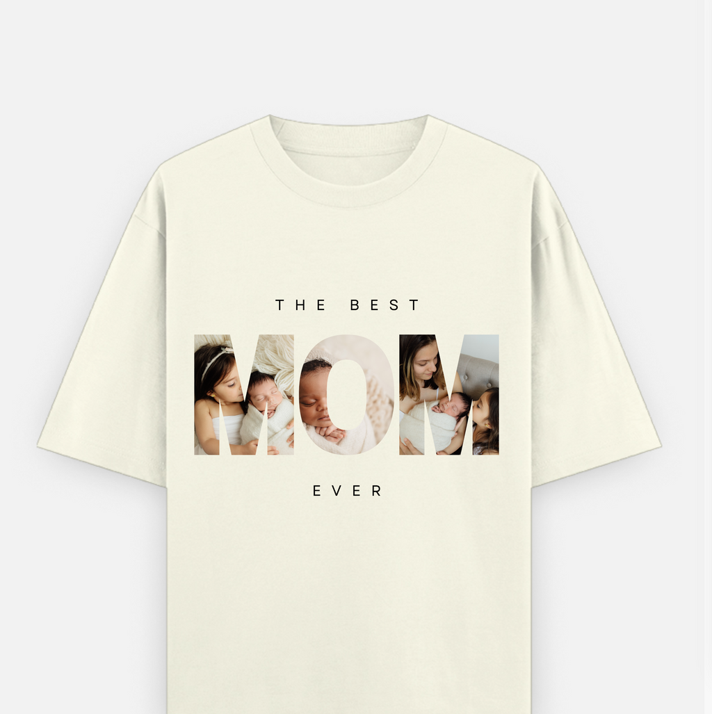 Super MOM Over sized Cotton T Shirt