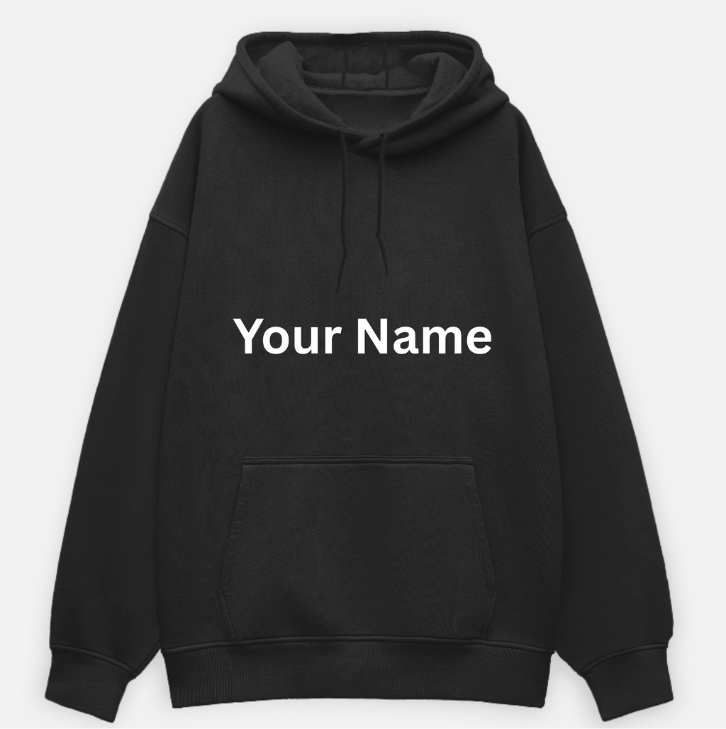 Customized Unisex Oversized Hoodie with Name Print