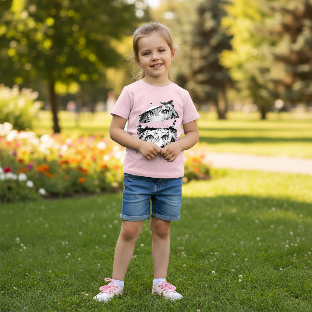 Cartoon Printed Kids T Shirt