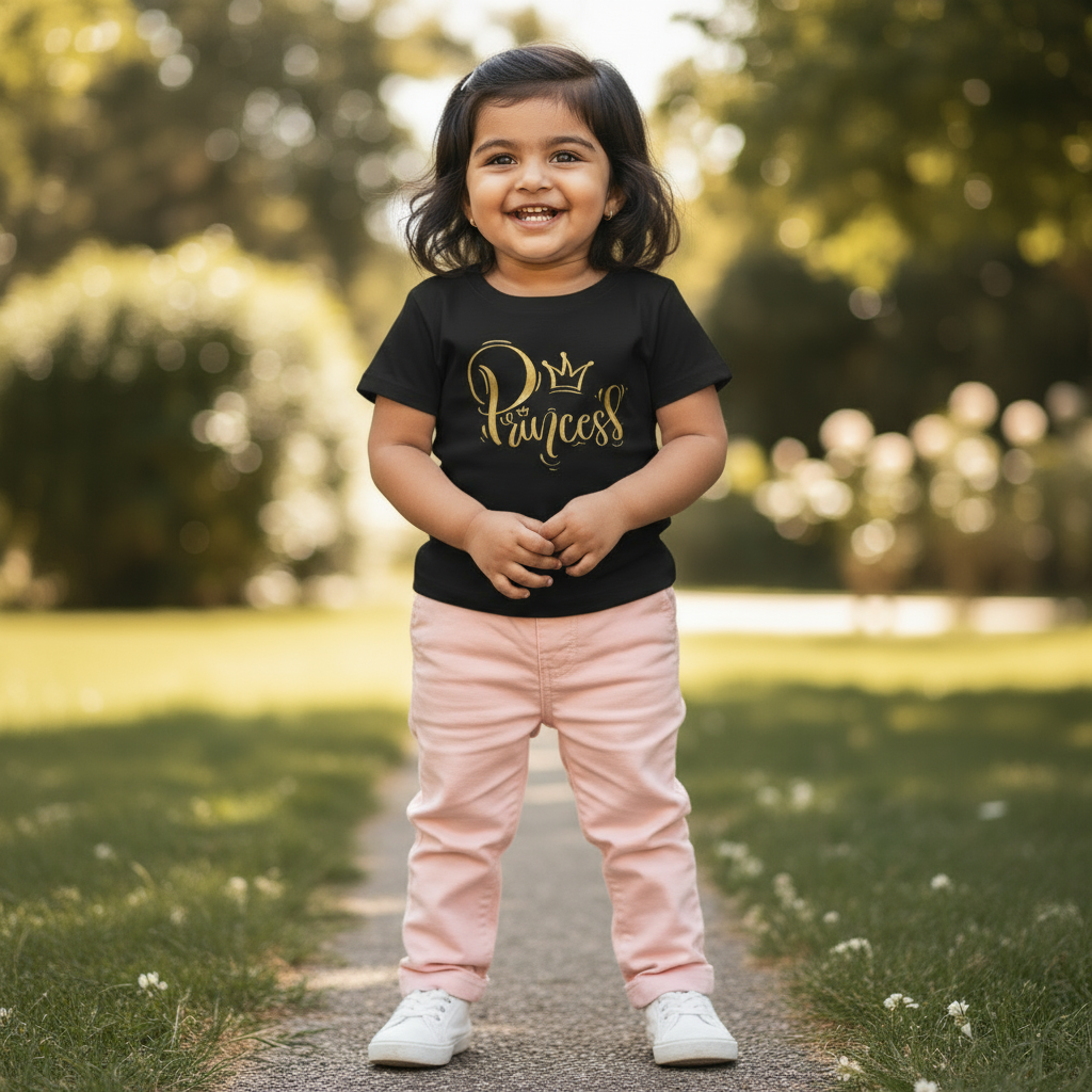 Princes - Kids Printed Designer T Shirt Pure Cotton