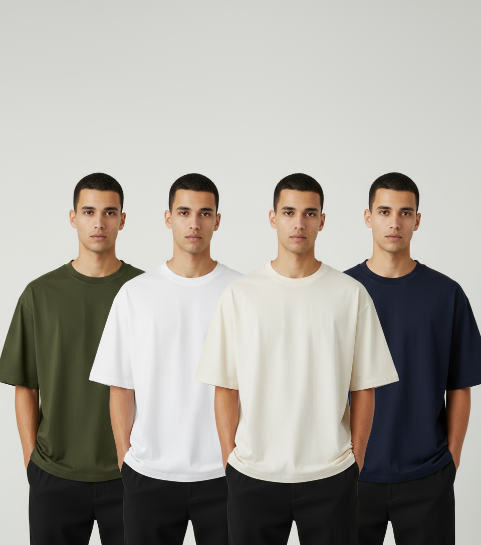 Plain Over sized UNISEX Cotton T Shirt