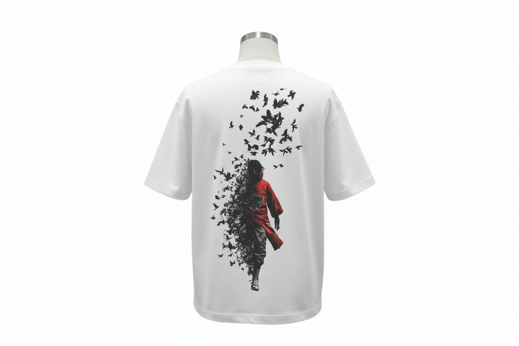 Itachi Printed  Over Sized  Cotton T Shirt