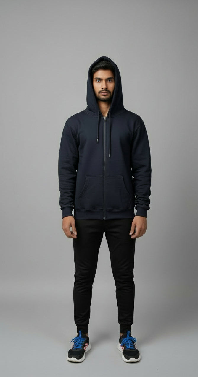 Zipper Unisex Hoodie