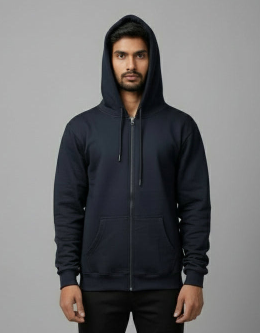 Zipper Unisex Hoodie